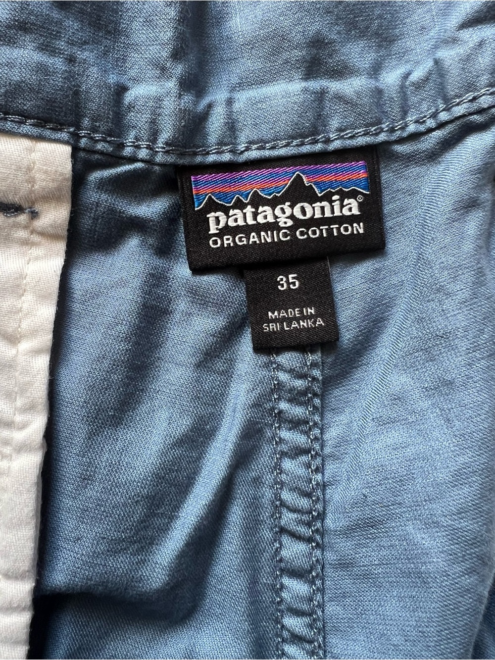 Patagonia Men's Slate Blue Flat Front Shorts - Picture 6 of 9